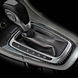 JXKaFa For Ford Fusion Mondeo 2013-2015 Car Interior Mouldings Gear Shift Panel Cover Trim Car Styling ABS Carbon Fiber Style