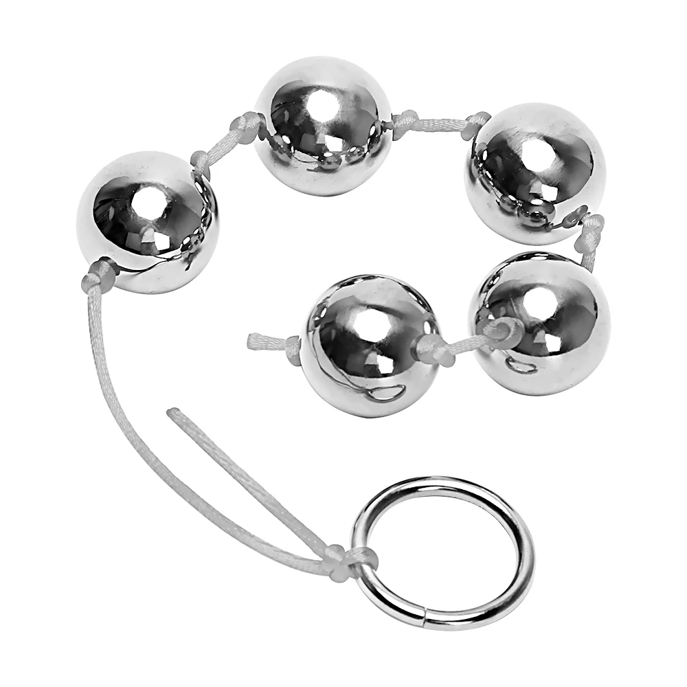 25mm Metal Vaginal Balls Butt Plug Anal Beads Sex Toys for Women Men Adults Products Erotic Couple Games Tools Bondage Machine