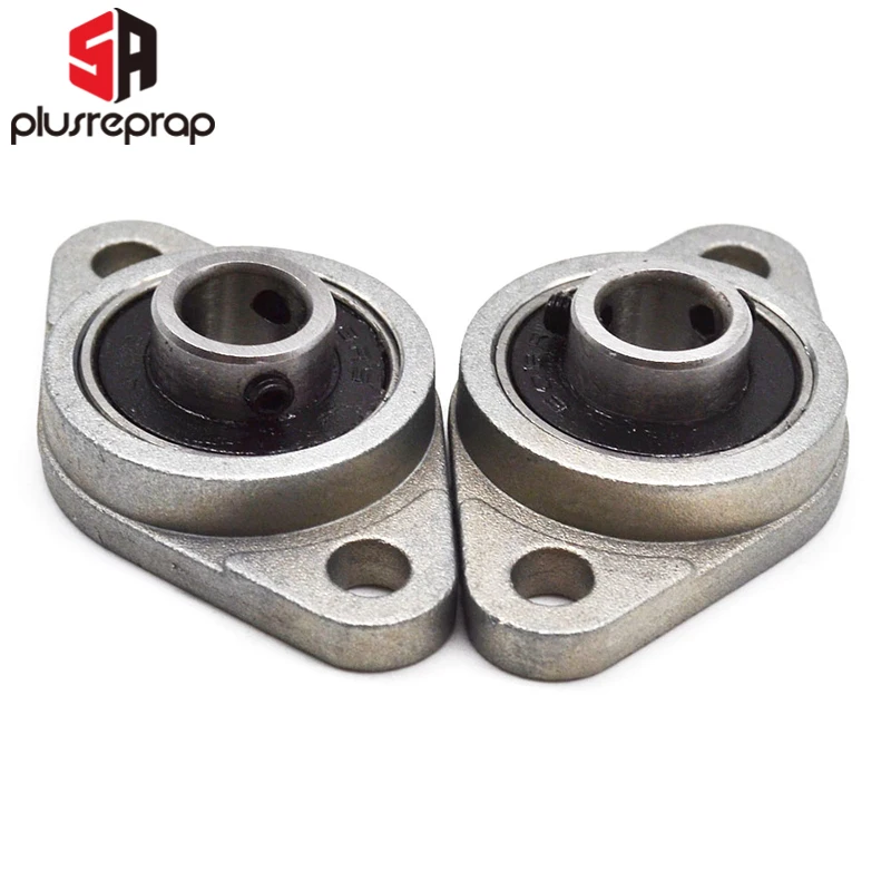 KFL08 Miniature Pillow Block Flange 8mm Bore Metal Rhombic Bearing Zinc Alloy 3D Printer DIY Parts for T8 Lead Screw