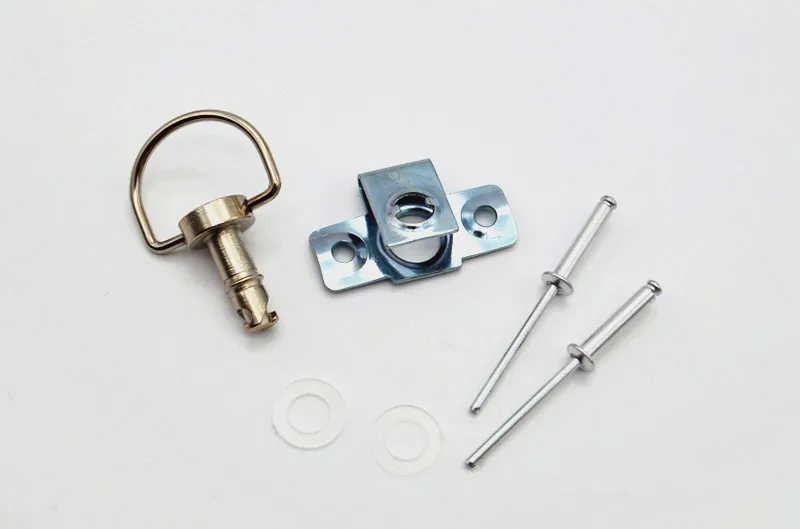 10 Sets Motorcycle Quick Release D-RING 1/4 Turn Race Fairing Fasteners Rivet 17mm