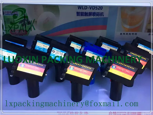 

LX-PACK Lowest Factory Price High Definition Handheld Automatic Spray Inkjet Coding Machine Printer continuous ink jet printer