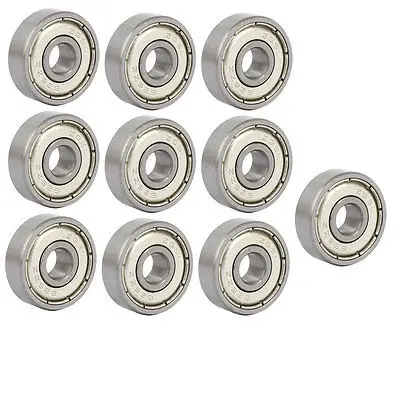 626ZZ stali nierdzewnej ekranowany łożyska kulkowe głębokorowkowe srebrny Tone 19mm x 6mm x 6mm 10 sztuk