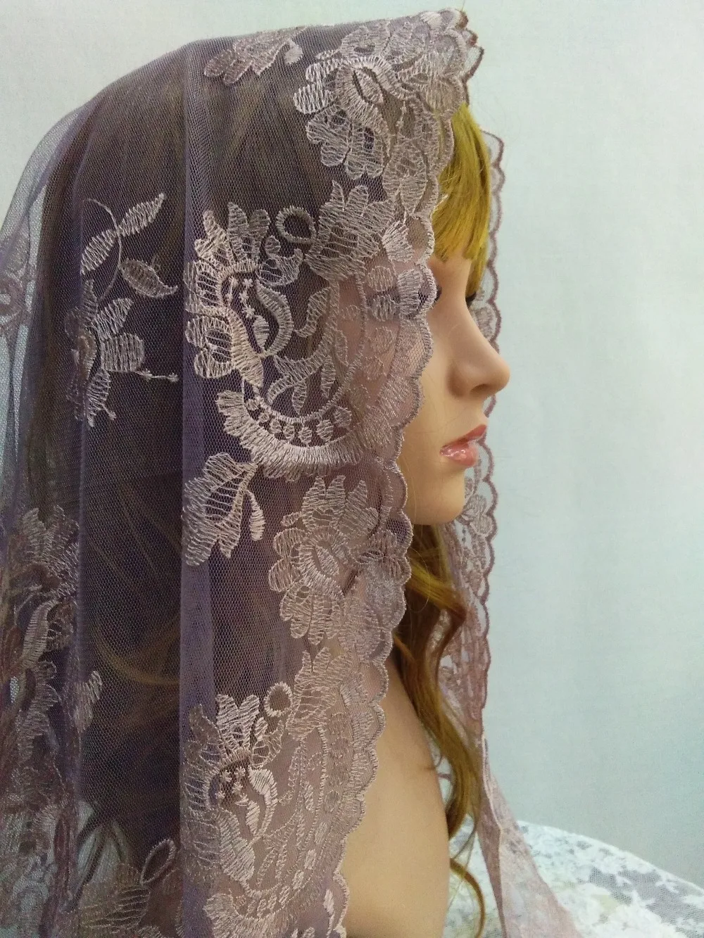 Catholic Lace Veil Chapel Scarf Spanish Lace Mantilla