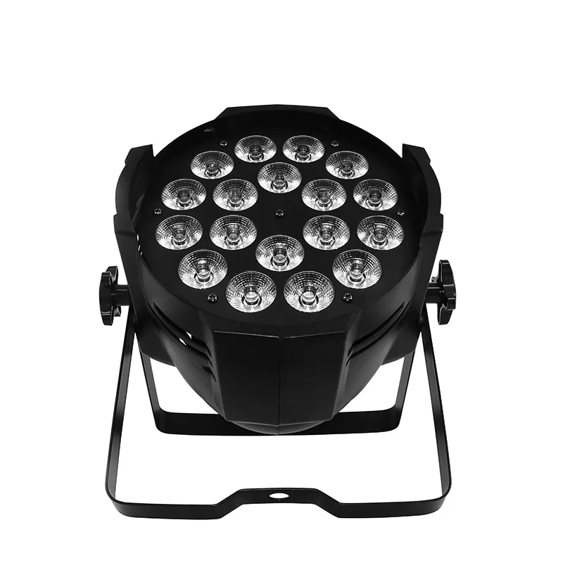 Flight Case With 6 Pieces LED Par 18x18 6in1 RGBWA+UV Lighting Aluminum Housing Exterior Housing For professional stage & dj