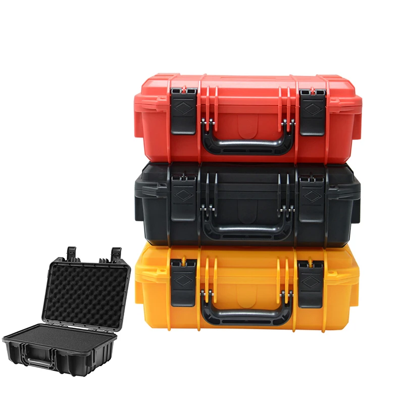 Protective Safety Instrument Tool Box Plastic storage Toolbox Equipment Suitcase Impact Resistant Tool Case Shockproof with foam