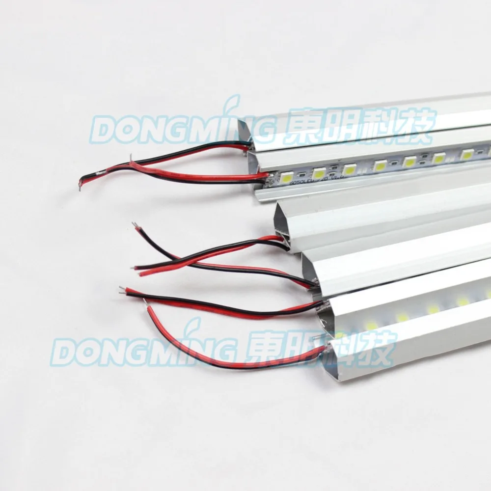 

6pcs 12V white/warm white V Profile 36 led luces strip light, 50cm led luces strip light, led luces strip 5050