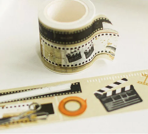 Beautiful 40mm*10m  high quality  washi paper  tape/Vintage  cinematograph  masking  japan  washi tape