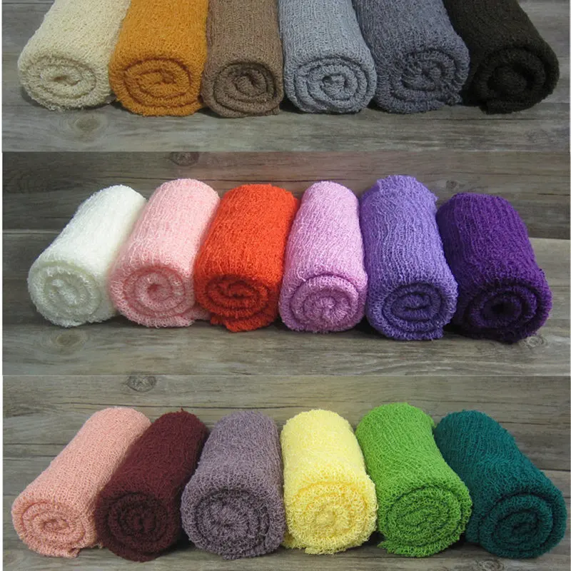 Stretch Wrap Photography Props,Knitted Fabric newborn stretch Wrap,rayon knit fabric for baby photo props