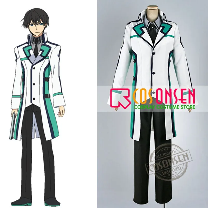 COSPLAYONSEN The Irregular at Magic High School Tatsuya Shiba Cosplay Costume 4 PCS Set Any Size