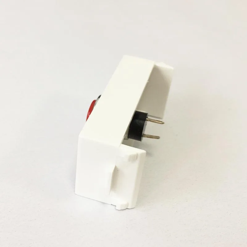 Computer switch module reset type button socket 22.5x47.5mm