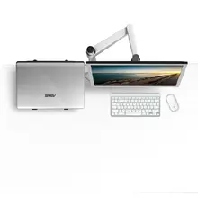 Dual Arm 27 Inch Monitor and Laptop Stand #2