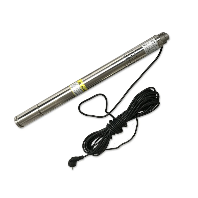 Pompa sommergibile per pozzi d\'acqua profonda da 50mm pompa per pozzi profondi in acciaio inossidabile da 55m per acqua potabile mini pompa