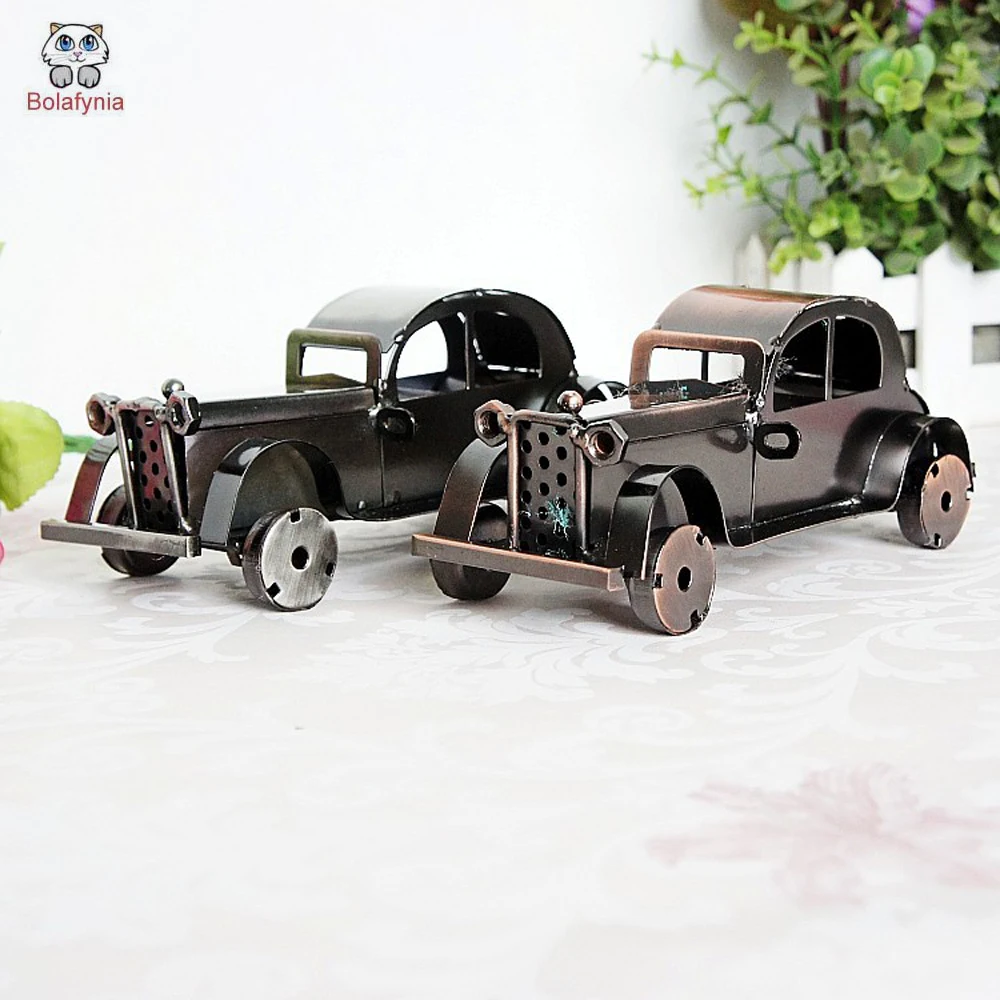 

BOLAFYNIA Metal crafts classic cars model toy children toy for Christmas birthday gift crafts