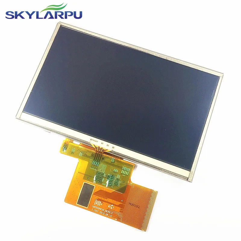 

skylarpu 5" inch LMS500HF05 LMS500HF05 REV0.2 GPS LCD display screen with touch screen digitizer panel free shipping