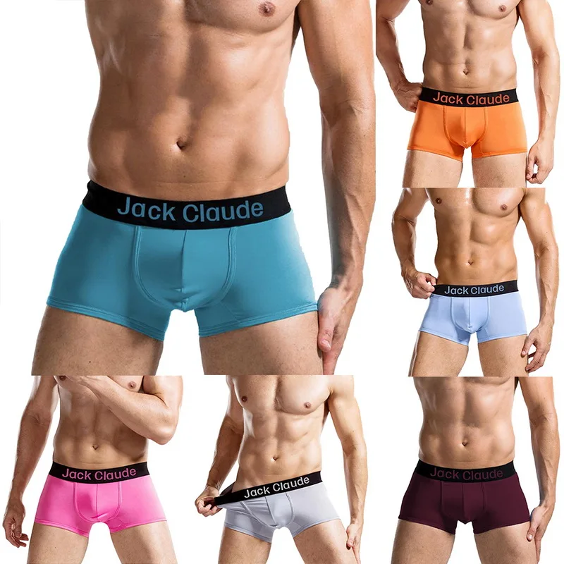 10Pcs/Lot Mens Underwear Boxers Men\'s Sexy Soft Underpants Boxer For Men Panties Comfortable boxeador bokserki Male Boxershorts