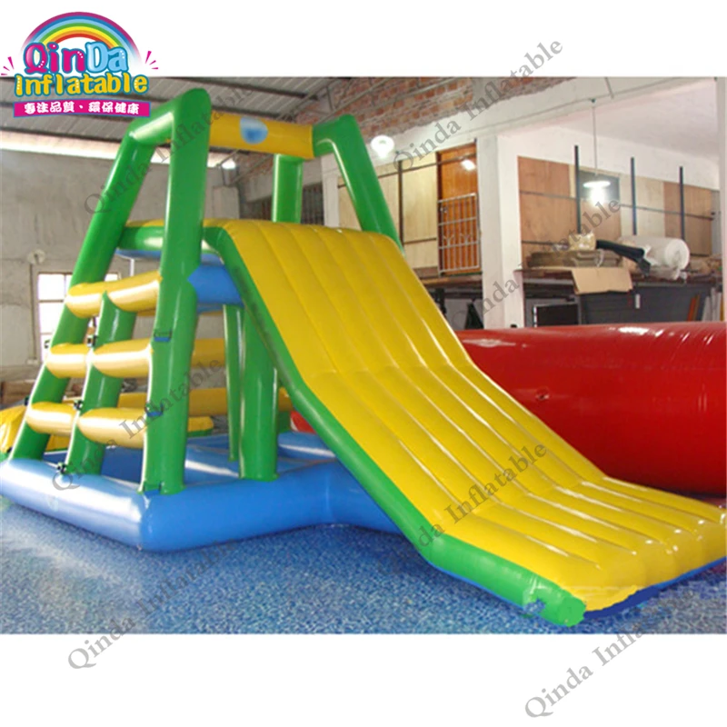 

Custom Pool Float Inflatable Water Slide,0.9mm PVC Water Park Slides