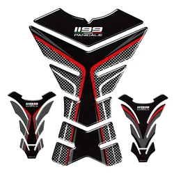 3D Motorcycle Tank Pad Protector Case for Ducati 1199 Panigale R S Resin Sticker for 1199 tankpad