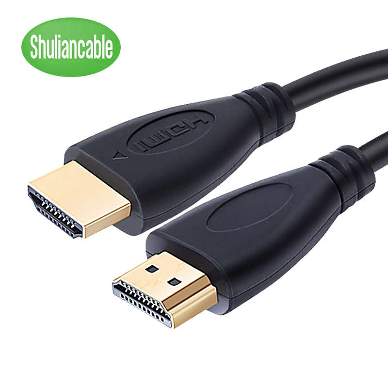 

Wholesale 100pcs/lot HDMI Cable High speed video cables gold plated Cable 1m 1.5m 2m 3m 5m 10m 15m for HD TV XBOX PS3