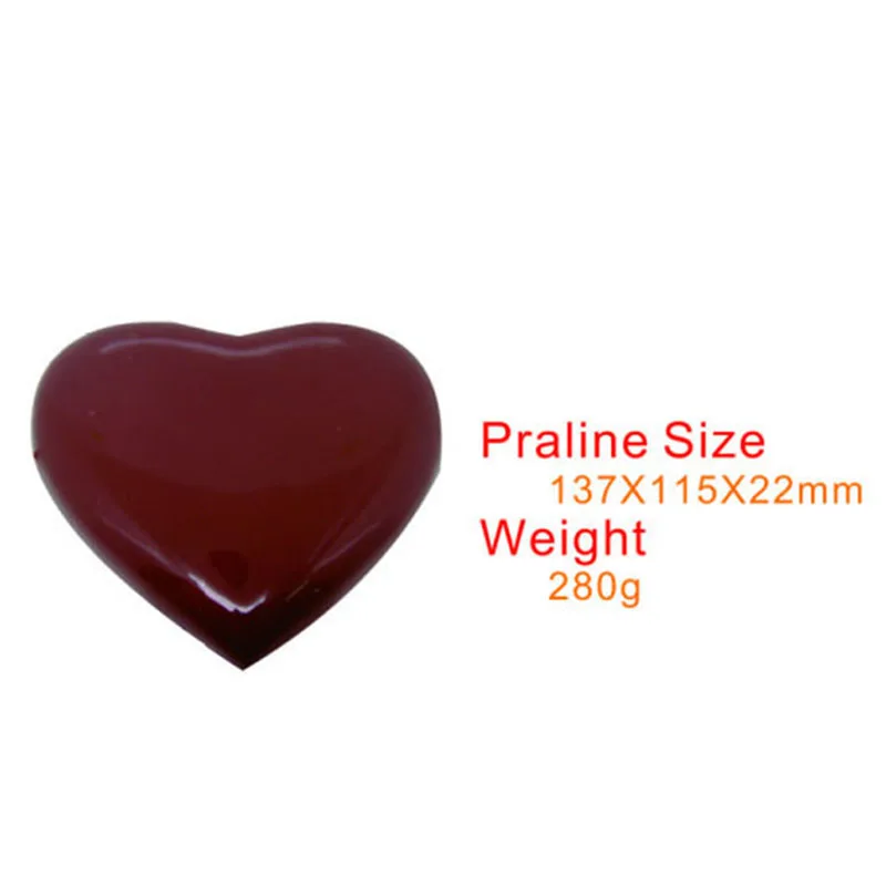 Big Heart Shape Polycarbonate Chocolate Mold Valentine Gift Wedding Cake Decor  Chocolate Baking Pastry Candy Mold