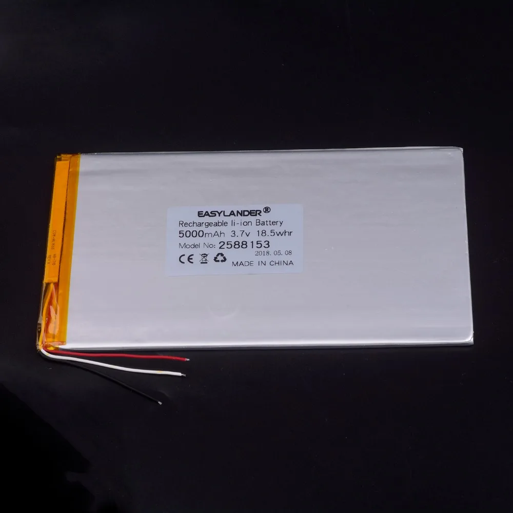 3W 2588153 5000mAh 3.7V lithium polymer battery ONYX BOOX NOTE PRO NOTE+ boox lite panel built-in  P89mini 2588155  ifive mini3