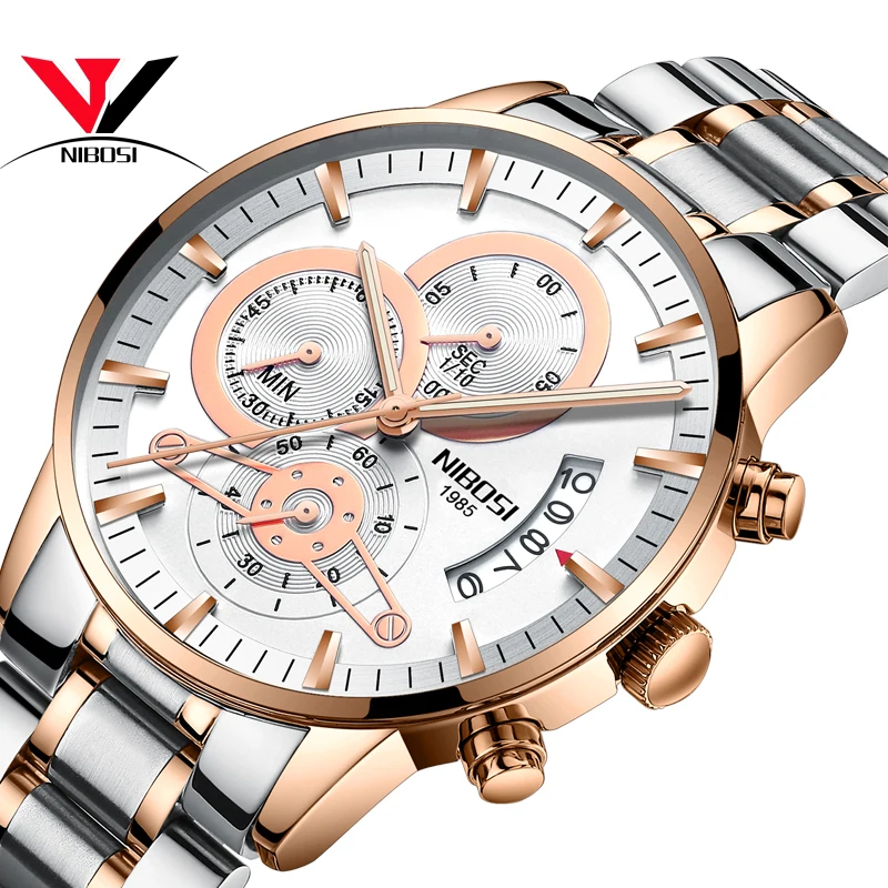 

NIBOSI Quartz wristwatches Fashion Watch Men Casual Clock Men Watch Men Luxury Brand Famous Clock Men Sport Reloj Hombre