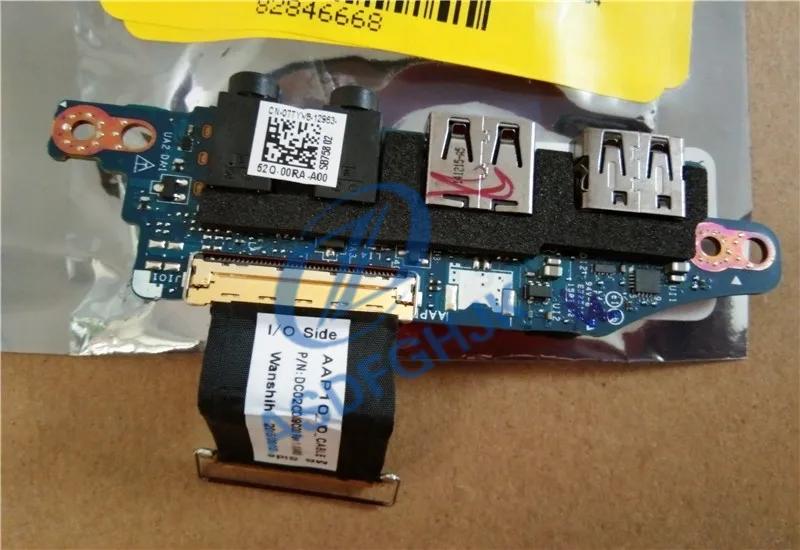 new Original For DELL FOR Alienware 15 R2 17 R2 audio USB board with cable 7TYV8 07TYV8 LS-B758P 100% Test ok