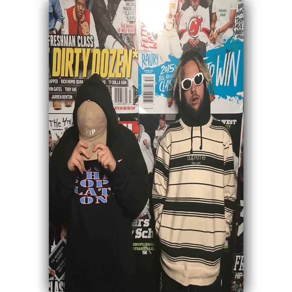 New $uicideboy$ Custom Rap Hip Hop Music Star-Silk Art Poster Wall Sticker Decoration Gift