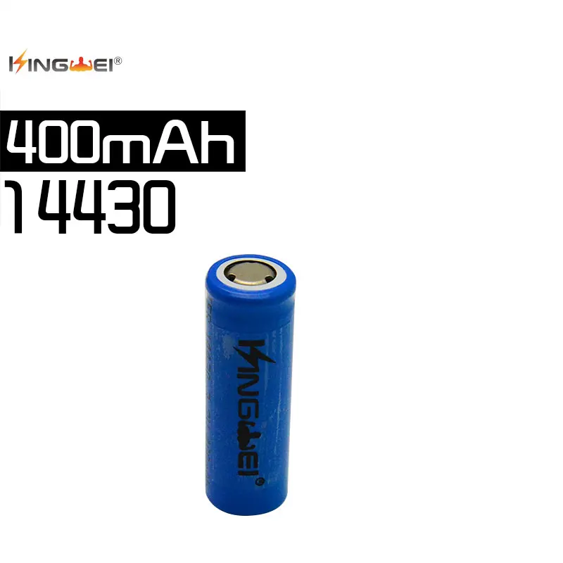 Kingwei 4 ชิ้น 3.2 โวลต์ IFR 14430 LiFePO4 แบตเตอรี่ 400 มิลลิแอมป์ชั่วโมงชาร์จโทรศัพท์มือถือสำหรับไฟฉายกล้อง