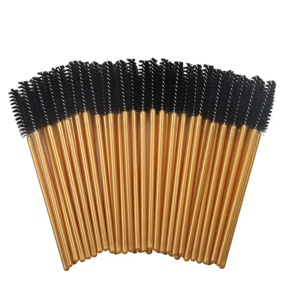 

1000Pcs/Pack Disposable Micro Eyelash Brushes Mascara Wands Applicator Wand Brushes Eyebrow Comb Brushes Spoolers Makeup Tools