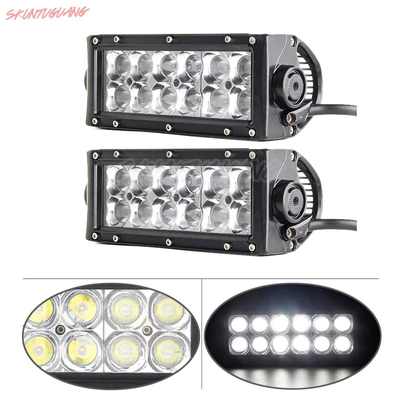 

7 Inch 36W LED Work Light Bar Universal Offroad Auxiliary Flood /Spot Beam Fog Lamp Driving Light for Car Truck Boat