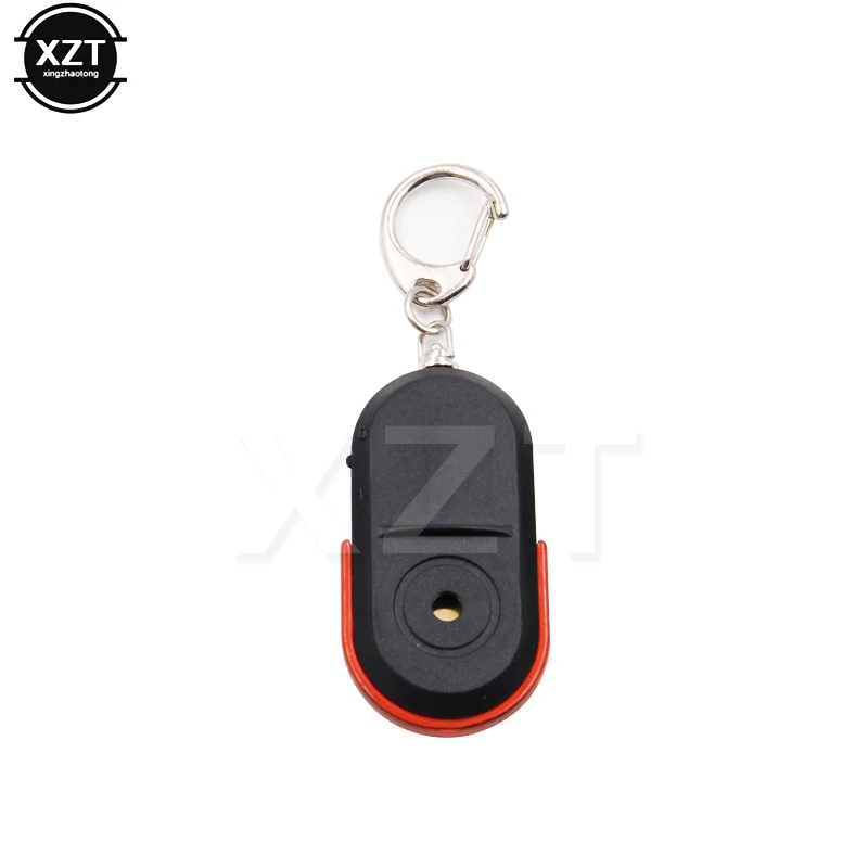 Portable Wireless Anti-Lost Alarm Key Finder Locator Keychain Whistle Sound LED Light Things Tracker