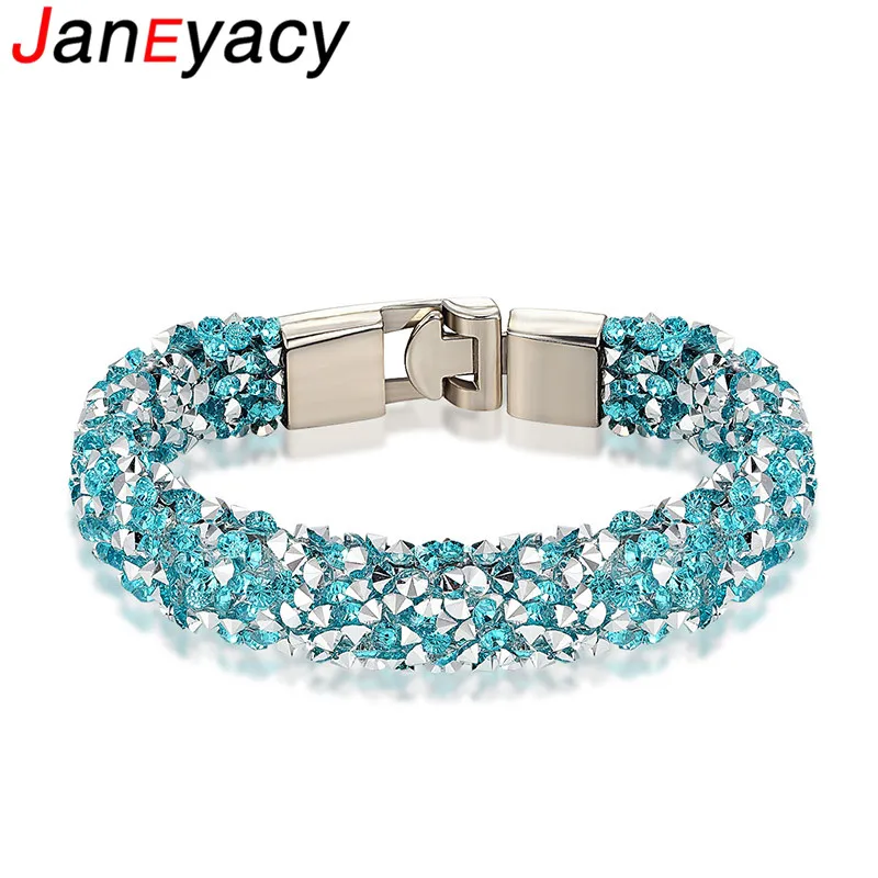 2019 New Fashion Crystal Bracelet CZ Bracelet Charm Women's Bracelet Best Jewelry Valentine's Day present Pulseira Masculina