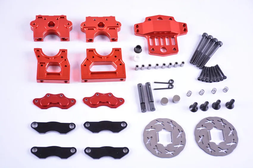 

CNC machining middle differential bracket and brake set for LOSI 5IVE-T ROVAN LT KM X2