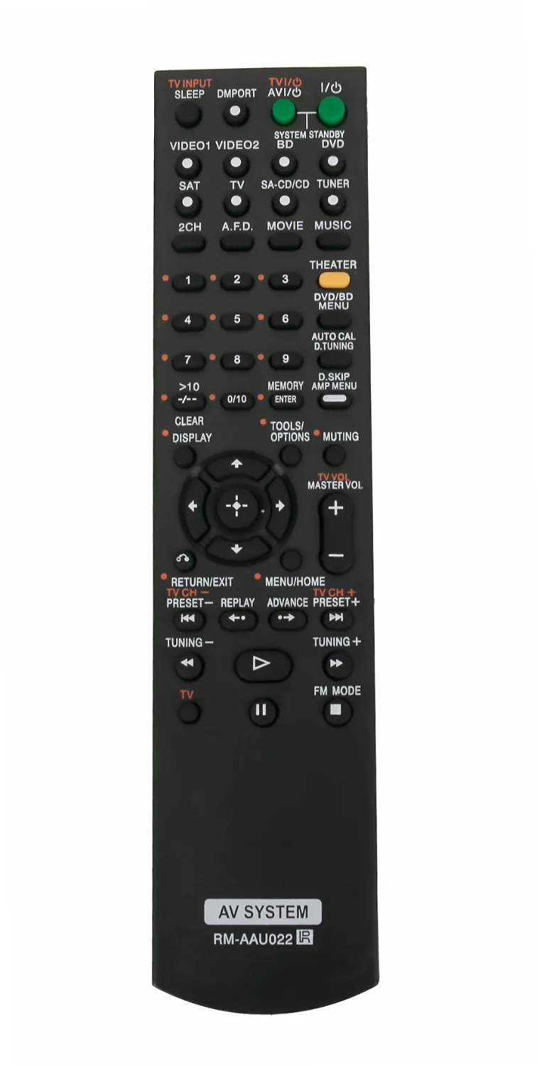 New Remote Control RM-AAU022 for SONY Home Theatre System STR-DG520 STRKM7500 HTDDWG700 HT-SF2300  STR-KS2300 HT-SS2300 HTDDW500