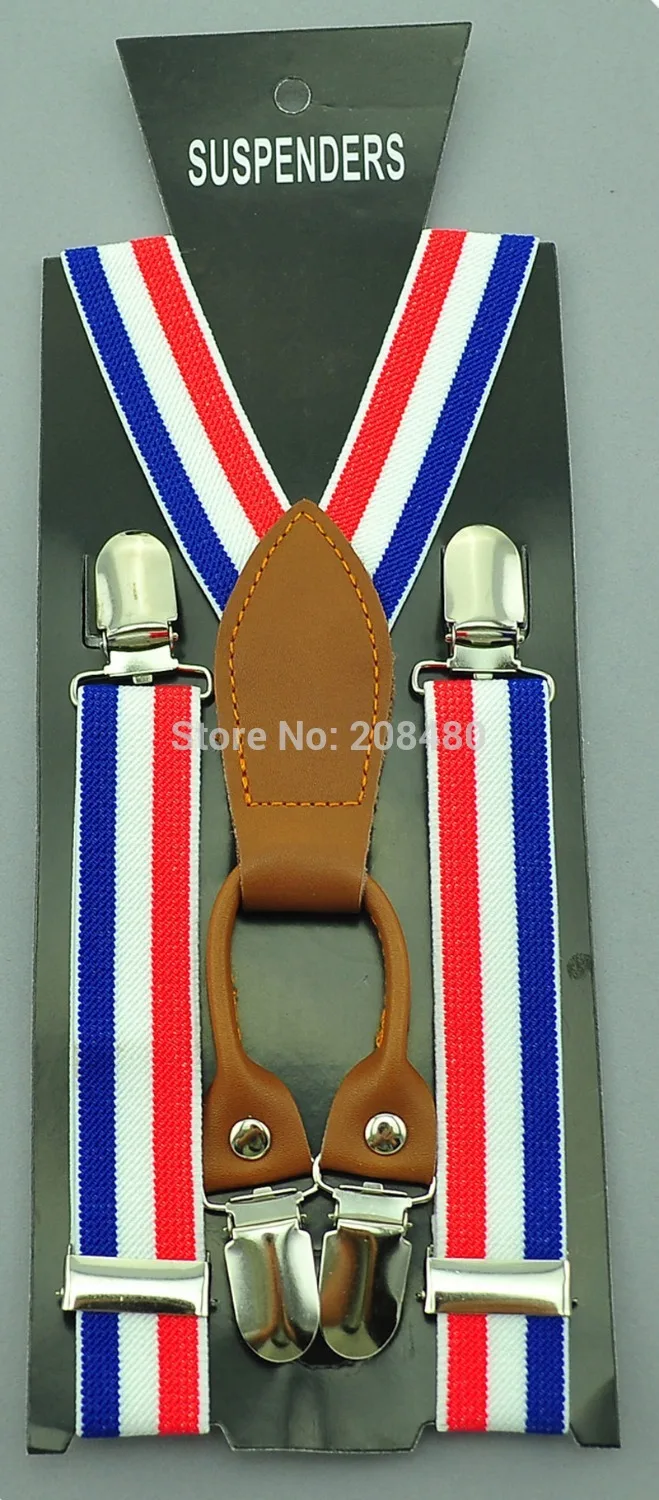 2.0cm wide 4 clips Y-Genuine leather