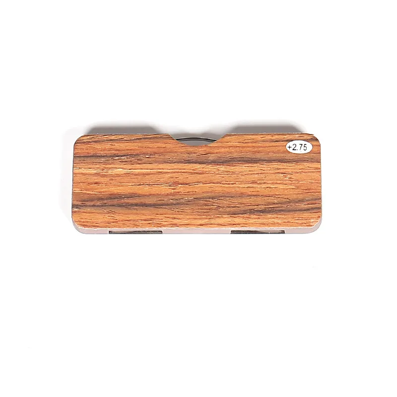 Vintage Oval Round Wood Readers Nose Clip Pince Nose Reading Glasses and Glasses Case comfortable 1.0 1.5 2.0 2.5 3.0 LH239