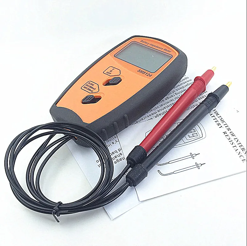 

SM8124A Internal Battery Resistance Impedance Meter Battery Resistance Voltmeter 200V Battery Tester Low Voltage Prompt