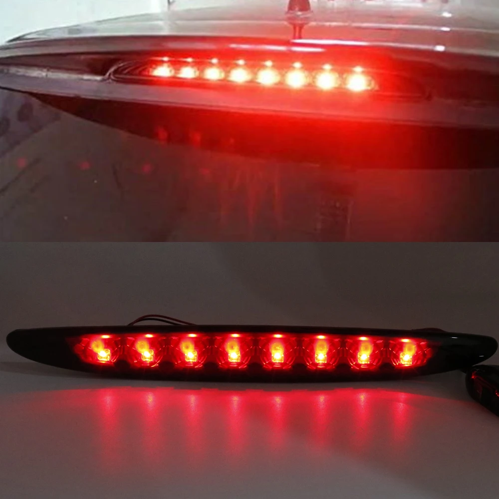 Auto Led Third Brake Light For Mini Cooper R50 R53 2002-2006 Rear High Mount 3rd Stop Brake Light Red Lens