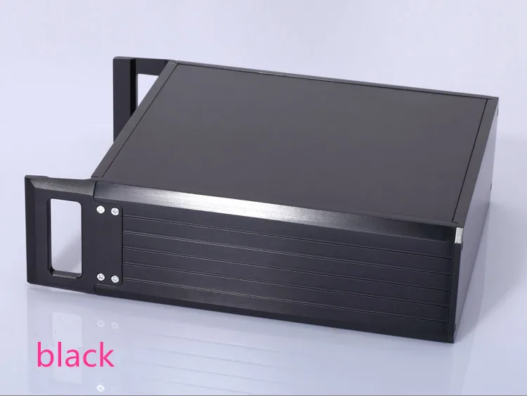 Chasis de amplificador 2U de aluminio completo, carcasa de instrumental, caja de amplificador, caja DIY (229x89x250mm)