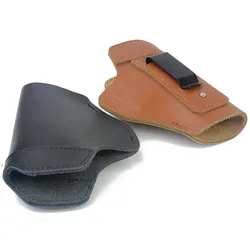 In pelle All'interno Della Cintura Fondina Nascosto Carry Pistola Holster Misura per Glock 17 19 26 42 43 Springfield XD