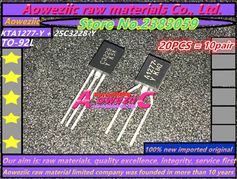 Aoweziic 100% New Imported Original  KTA1277-Y  KTC3228-Y   KTA1277  KTC3228  A1277  C3228  TO-92L  Low Power Triode