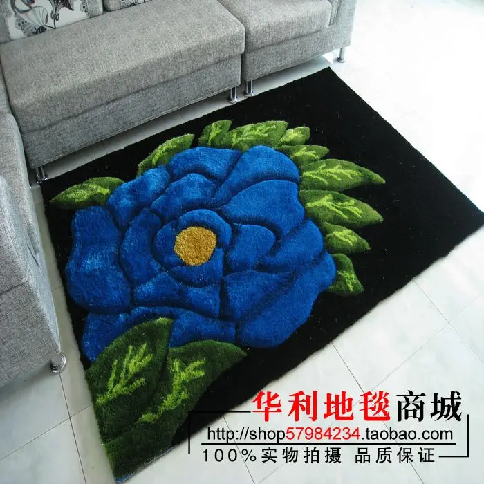 Carpet 3d ultrafine nano silk carpet living room carpet