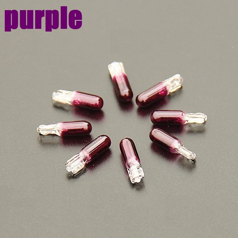 10pcs W2W T5 12V 1.2W clear car interior bulb instrument lights halogen lamp