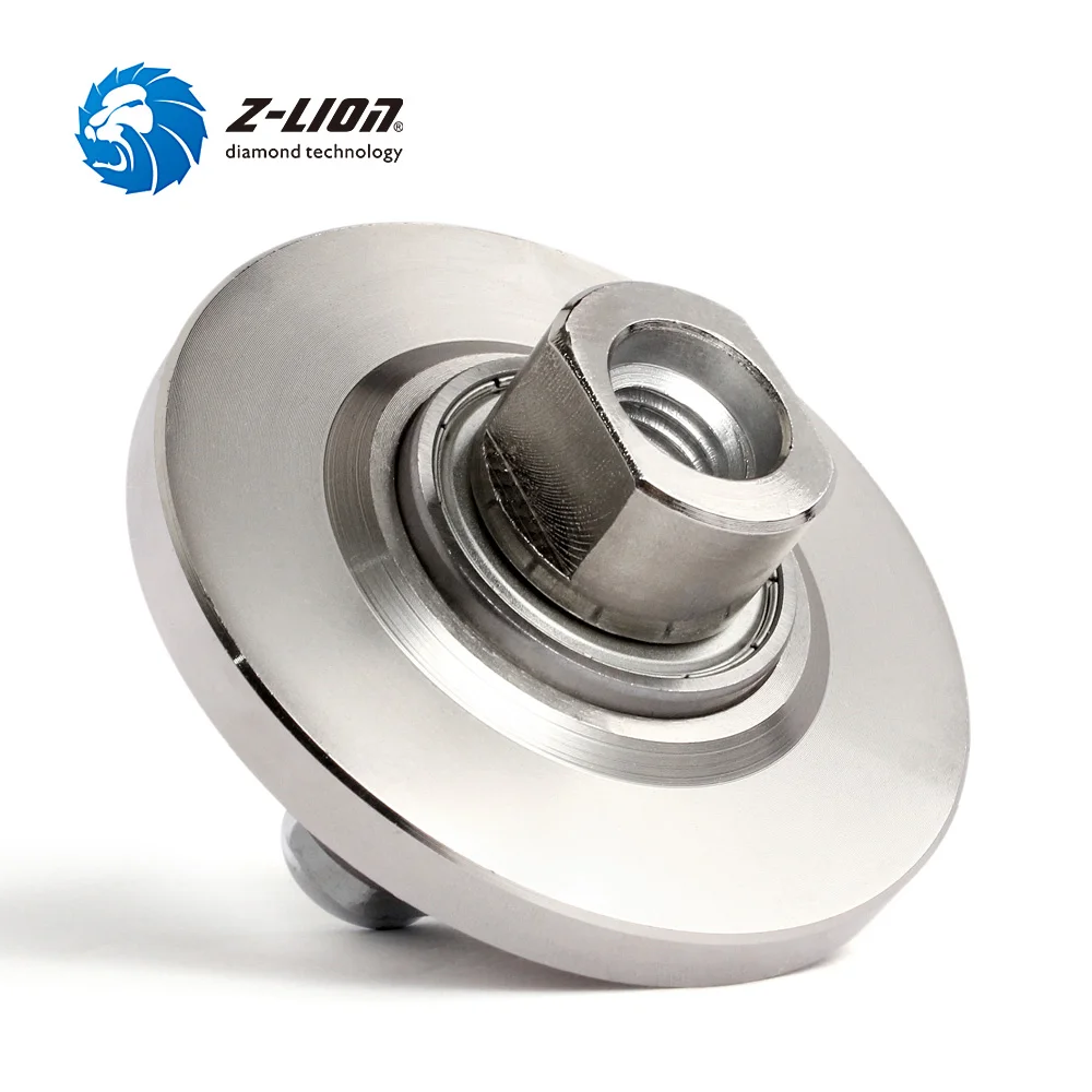 Z-LION E Type Bevel Shape 65*20mm Diamond vacuum Brazed Profile Wheel Hand Shaping Wheel For Granite Marble Stone Edge Grinding