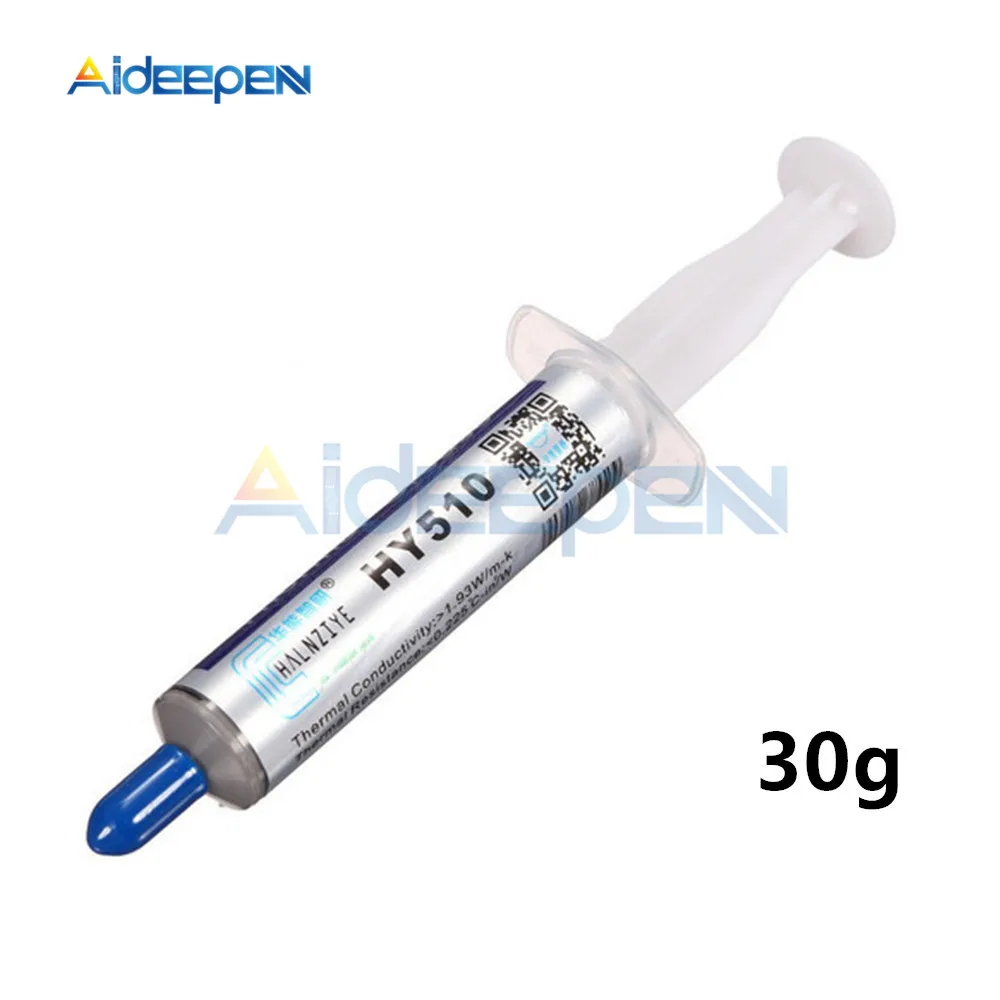 10g 20g 30g HY510 CPU Thermal Grease Compound Paste Heat Conductive Silicone For VGA CPU LED