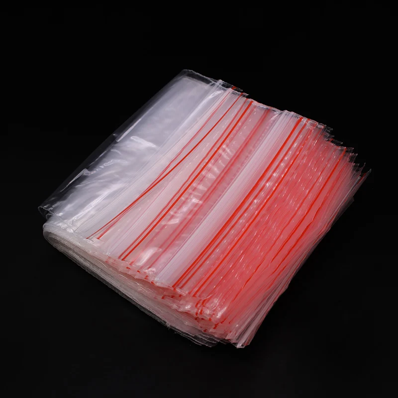 DONYAMY 100 Pcs/bag 10*15CM Ziplock Packaging Bags Zip Lock Reclosable Bags