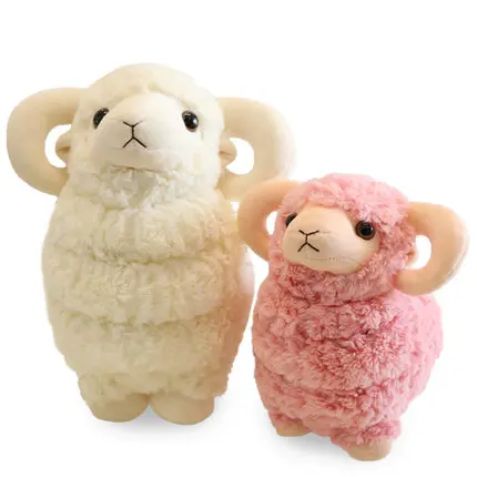 

Simulation Lovely Little Sheep Figurine Stuffed Plush Toy Alpaca Plush Toy Baby Appease Toys 25CM Toy Christmas Gift Z813