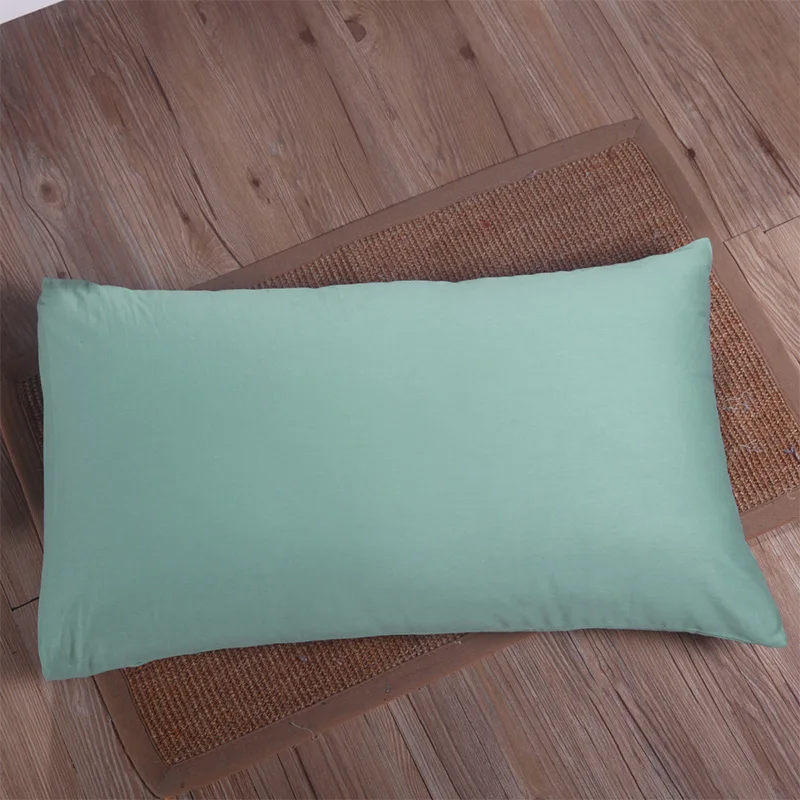 Cotton Pillowcase Solid Color Envelope Pillow Cover Bedding Pillow Case Multi-Color And Multi-Size Optional 40x60 50x90