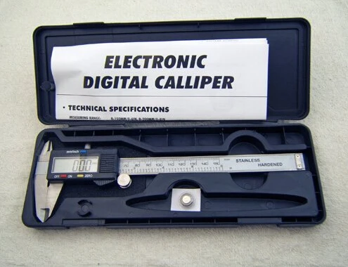 Electronic Digital Calliper Locksmith Tools Key Ruler