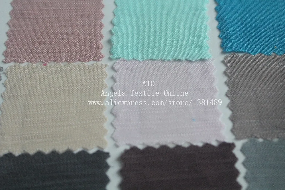 

Small Stretch , Slub Cotton Jersey Fabrics patchwork T-shirst Knit Fabric , 77% VISCOSE 23% polyamide, width 160 cm,
